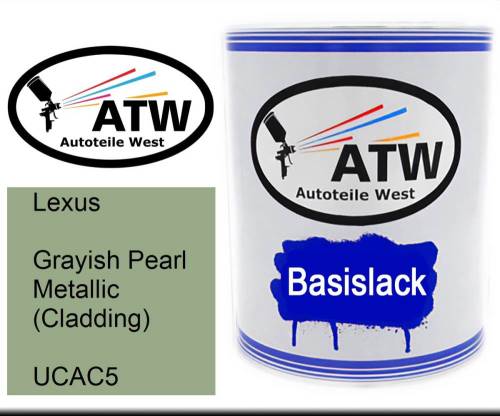 Lexus, Grayish Pearl Metallic (Cladding), UCAC5: 1L Lackdose, von ATW Autoteile West.